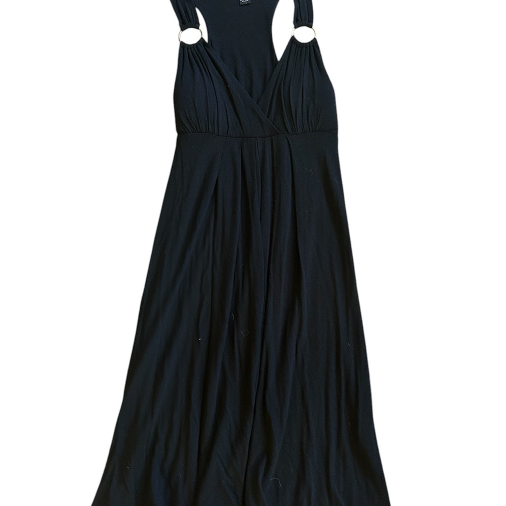Elegant Black Midi Dress